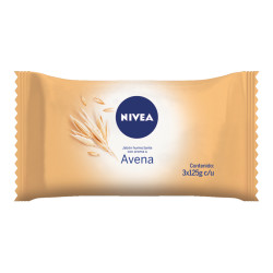 Nivea Jabón Humectante Avena 3x85g.