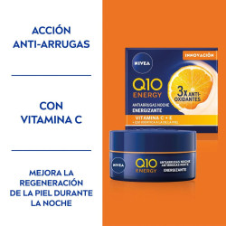 Nivea Q10 Energy Antiarrugas Noche 50g.