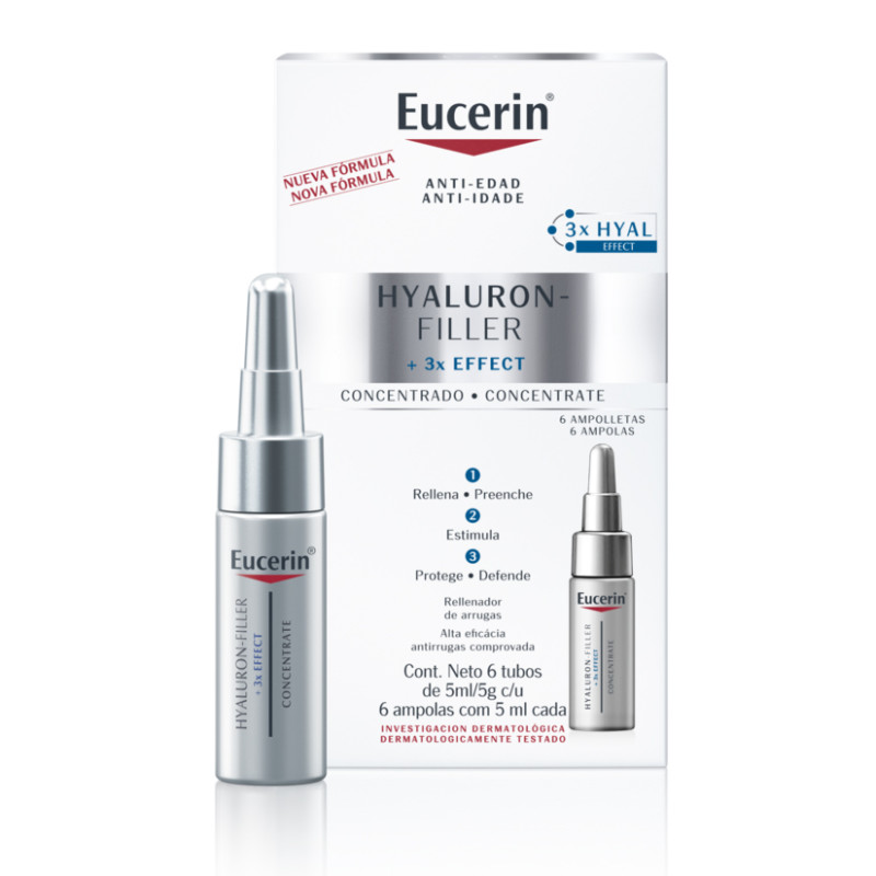 Eucerin Anti Edad Hyaluron Filler + 3x Effect Rellenador De Arrugas 5ml.