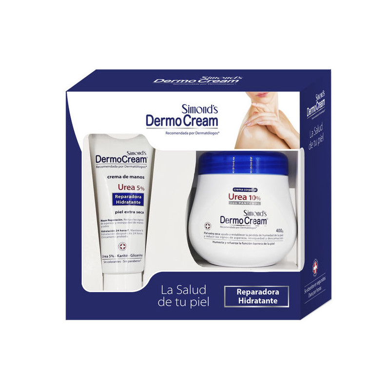 Simond´s Pack Dermo Cream Urea Pote 400ml + Sim 80ml.