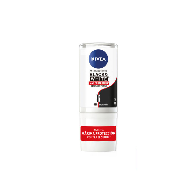 Nivea DEO Roll On Black & White Max Protección 48h. 50ml.