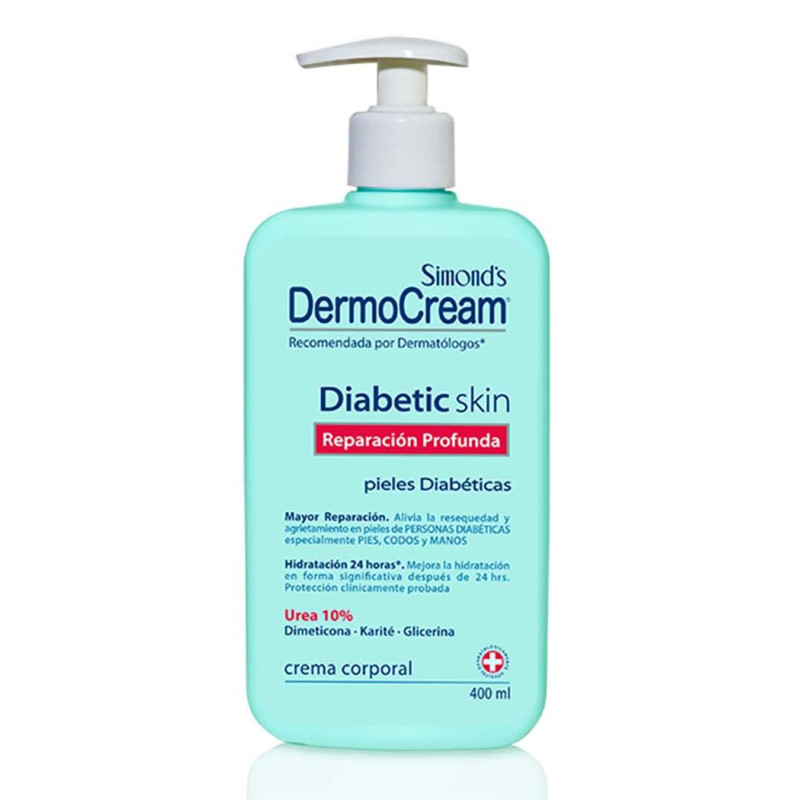 Simond´s Dermo Cream Diabetic Skin Urea 10% 400ml.