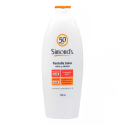 Simond´s Pantalla Solar 50 Spf Niño/Adulto 750ml.