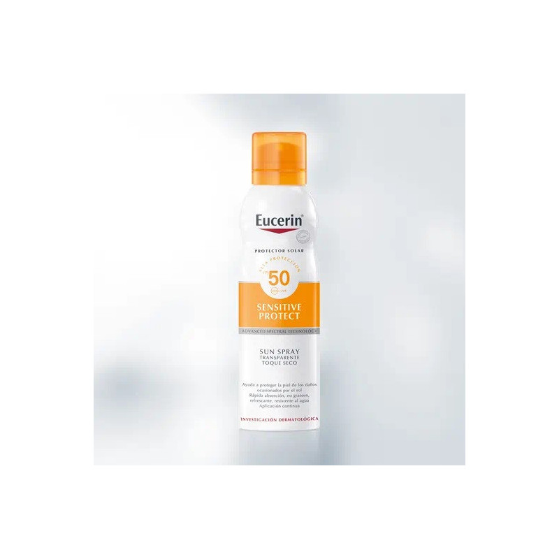 EUCERIN SUN BODY SPRAY SENSITIVE PROTECT TOQUE SECO FPS50 200ML