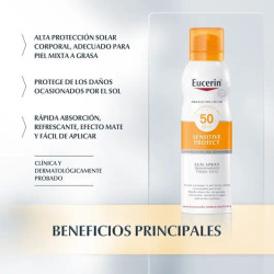 EUCERIN SUN BODY SPRAY SENSITIVE PROTECT TOQUE SECO FPS50 200ML