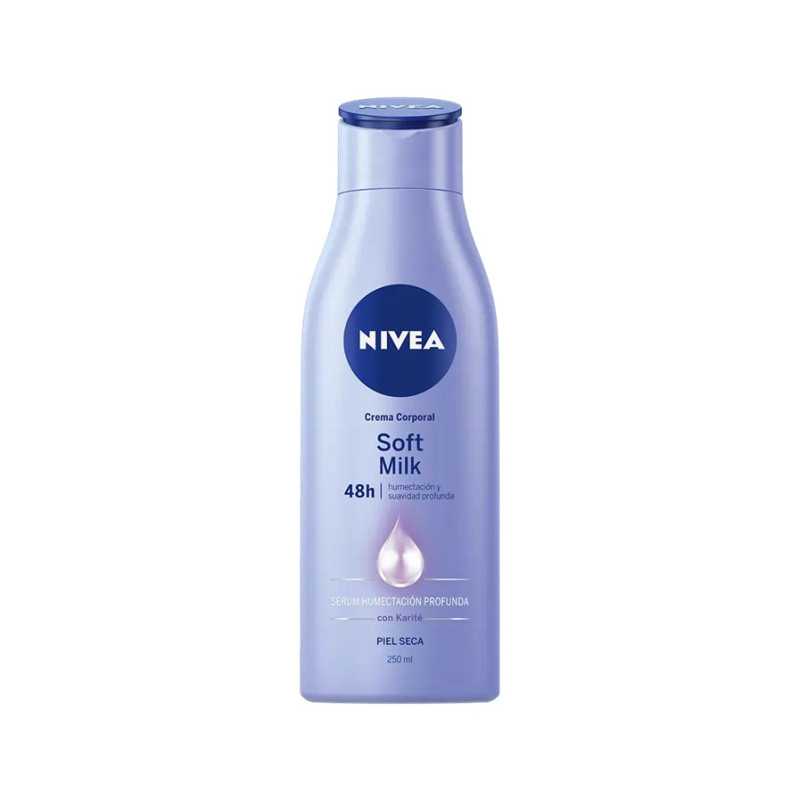 Nivea Crema Corporal Soft Milk 48h 250ml.