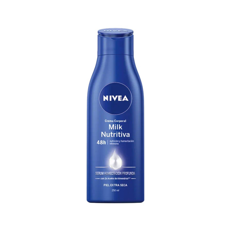 Nivea Crema Corporal Milk Nutritiva 48h. 250ml.