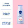 Nivea Body Loción Corporal Cereza Y Aceite De Jojoba 400ml.