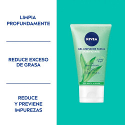 Nivea Gel Limpiador Facial Purificante Efecto Mate 150ml.