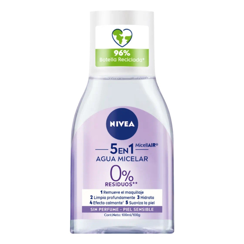 Nivea Agua Micelar Suavizante Piel Sensible 100ml.