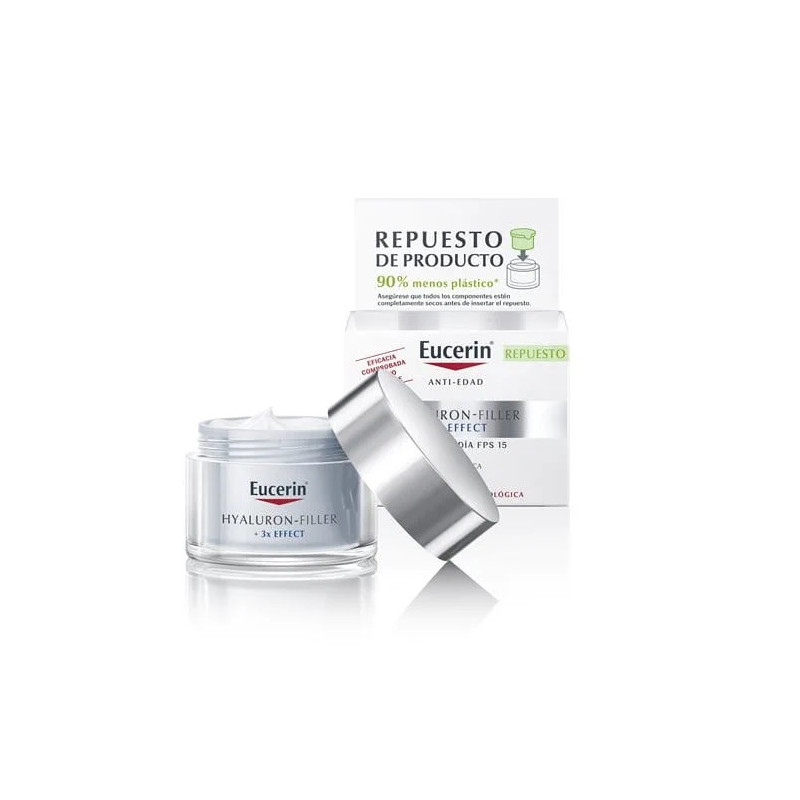 Eucerin Anti Edad Hyaluron Filler +3x effect Crema De Dia 15 Fps 50ml. Repuesto