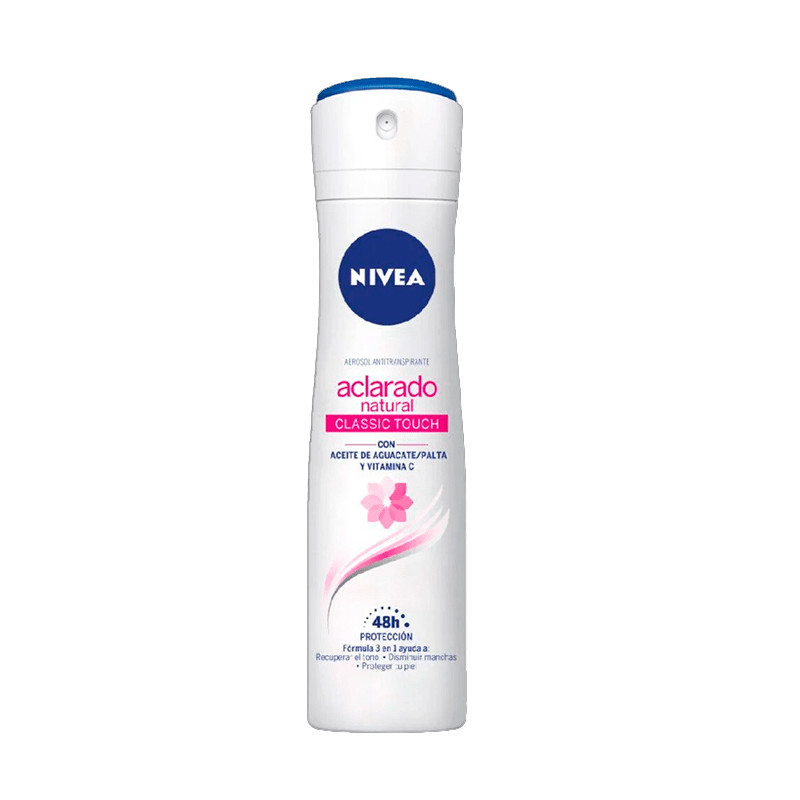 NIVEA DEO SPRAY ACLARADO NATURAL CLASSIC TOUCH 150ML