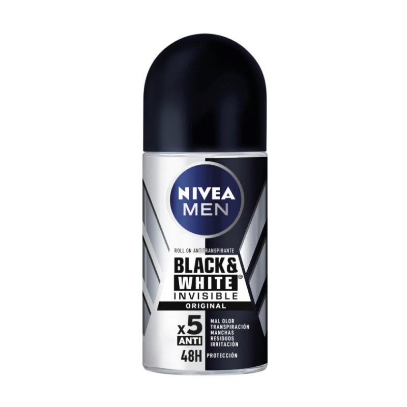 Nivea Men DEO Roll On Black & White Original 48h. 50ml.