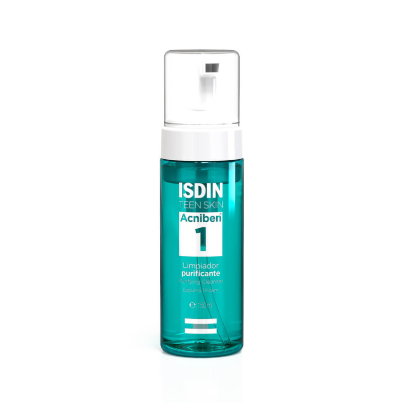 Isdin Teen Skin Acniben 1 Limpiador Purificante Espuma 150ml.