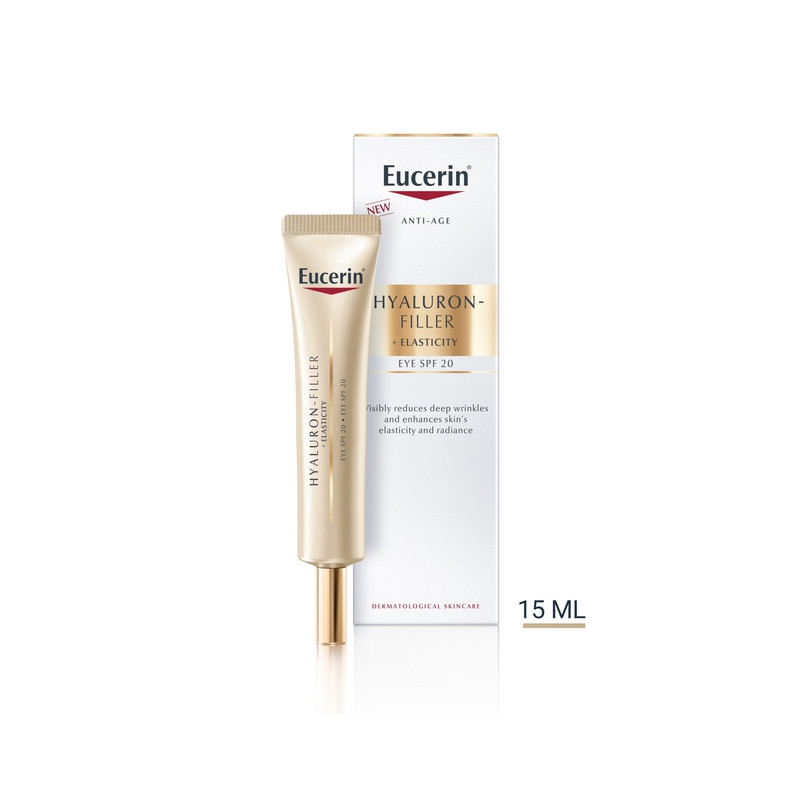 Eucerin Anti Edad Hyaluron Filler Contorno De Ojos Dia 20 Fps 15ml