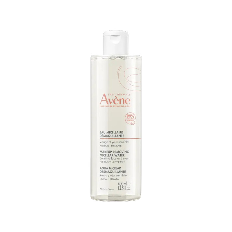 Avéne Agua Micelar Desmaquillante 400ml.