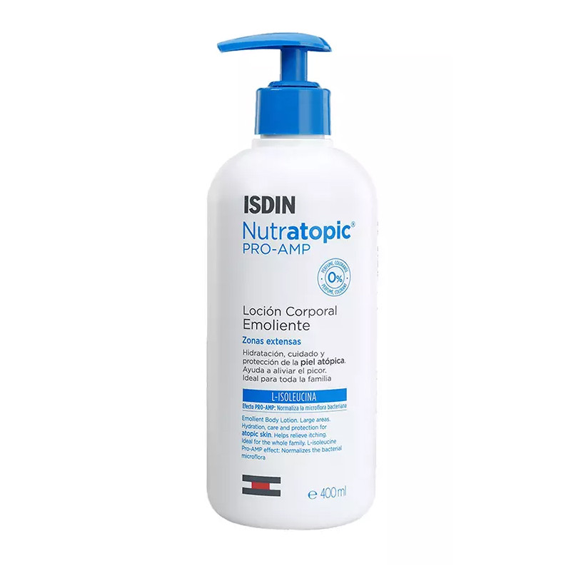 Isdin Nutratopic Pro-Amp Loción Corporal Emoliente 400ml.