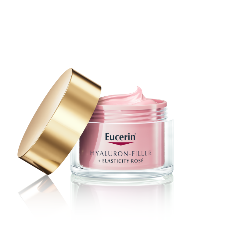 Eucerin Hyaluron Filler Crema Facial Antiarrugas Eucerin Hyaluron Filler Rose+ Elasticity FPS30 50ml - Imagen 2