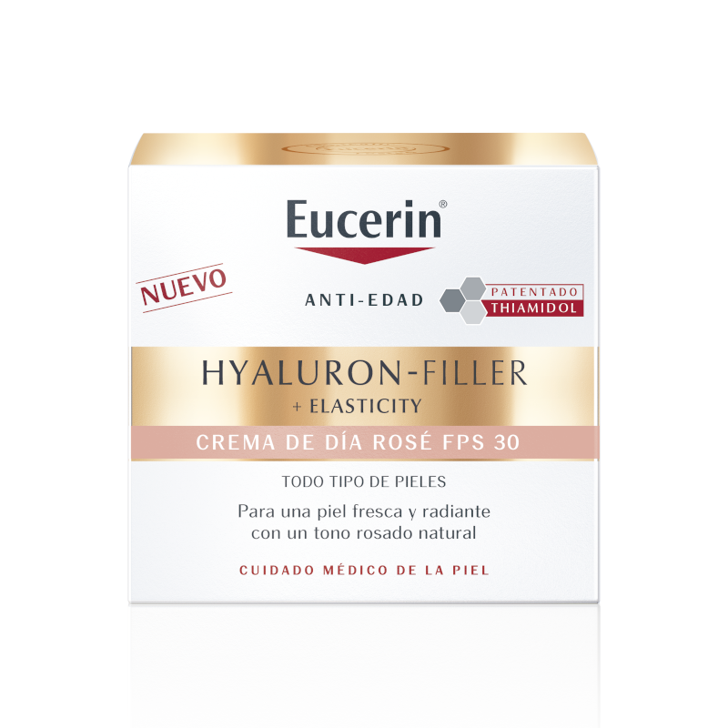 Eucerin Hyaluron Filler Crema Facial Antiarrugas Eucerin Hyaluron Filler Rose+ Elasticity FPS30 50ml